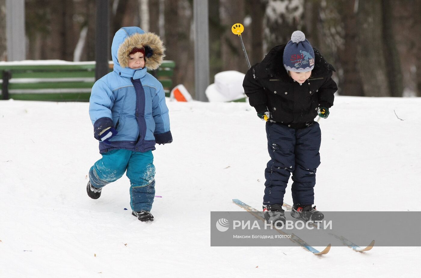 Зимний отдых горожан в Казани