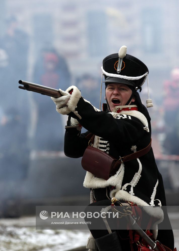 Реконструкция Бородинского сражения 1812 года