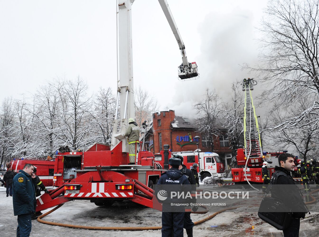 Взрыв в ресторане "Il Pittore" в Москве