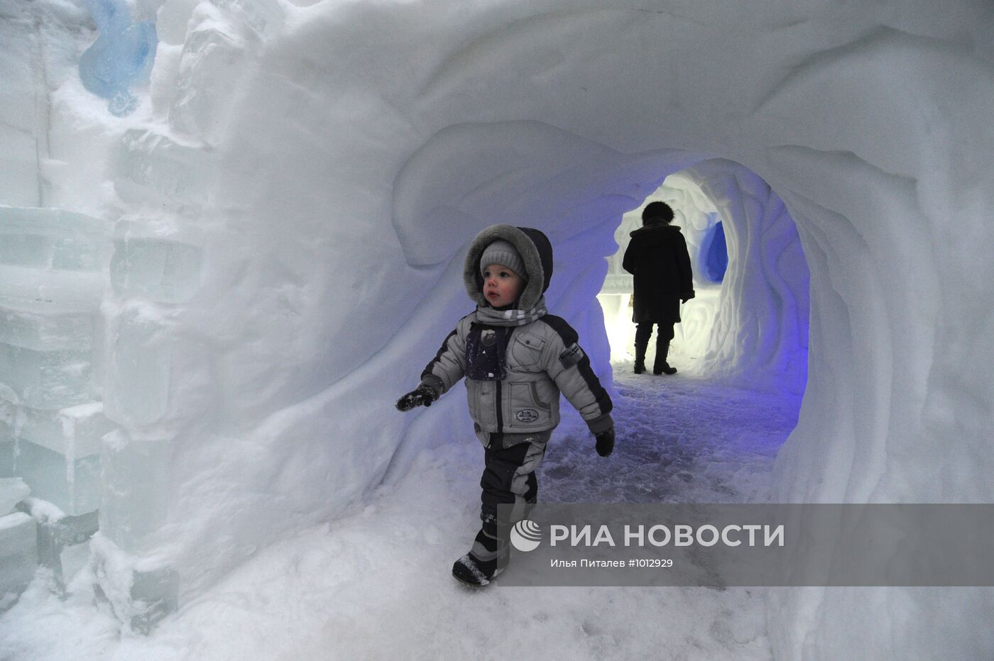 Открытие снежного города в Сокольниках