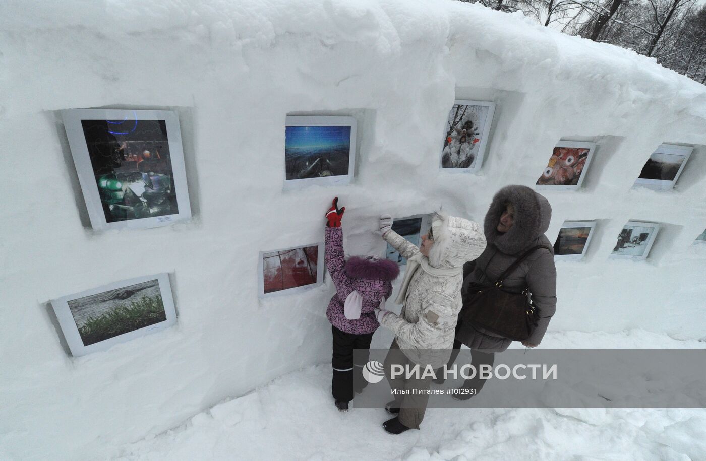 Открытие снежного города в Сокольниках