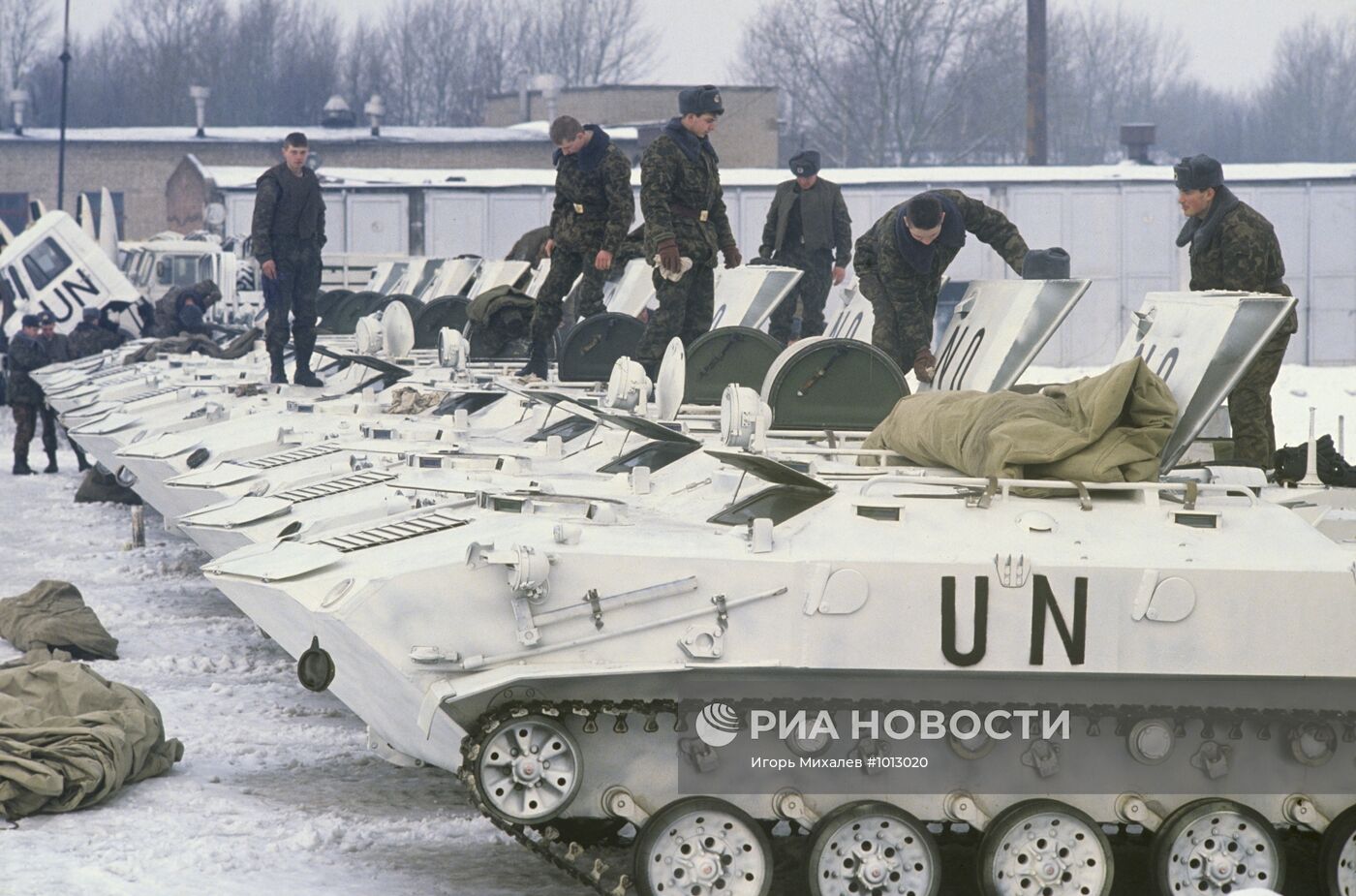 Отправка российских солдат ВДВ в Югославию