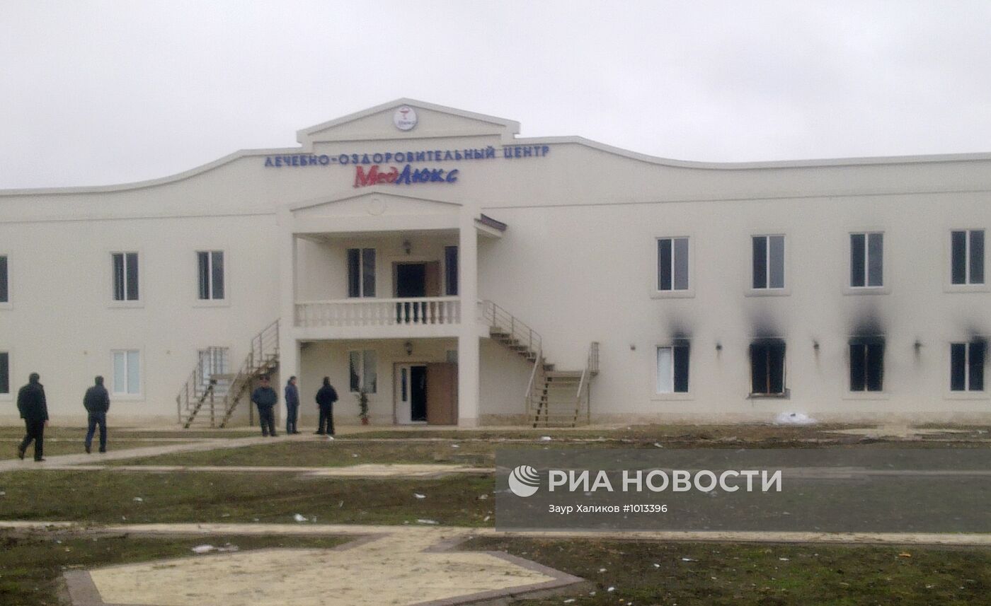Взрыв в медицинском центре в Дагестане
