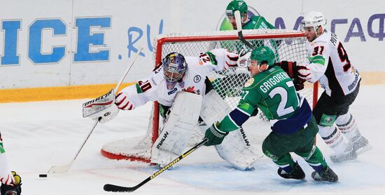 Хоккей. КХЛ. Матч "Салават Юлаев" - "Авангард"