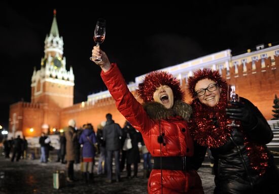 Празднование Старого Нового года в Москве