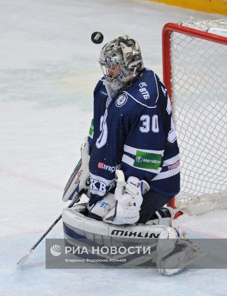 Хоккей. КХЛ. Матч "Динамо" (Москва) - "Металлург" (Магнитогорск)