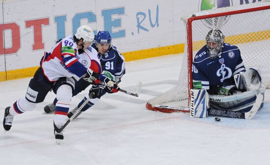 Хоккей. КХЛ. Матч "Динамо" (Москва) - "Металлург" (Магнитогорск)