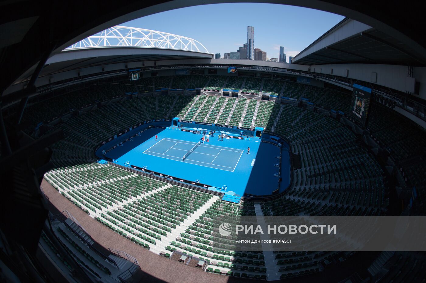 Теннис. Подготовка к проведению Открытого чемпионата Австралии