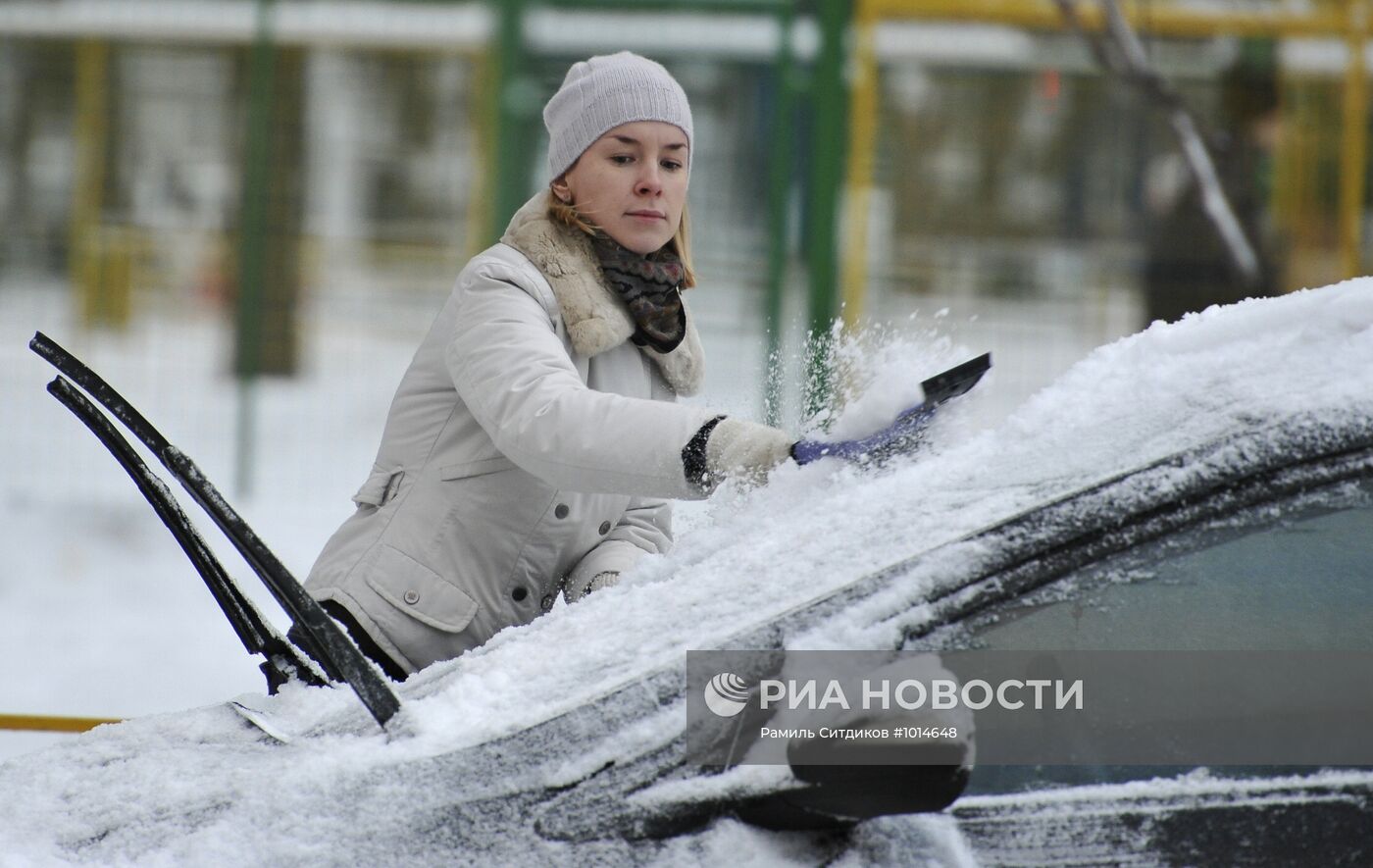 Уборка снега в Москве