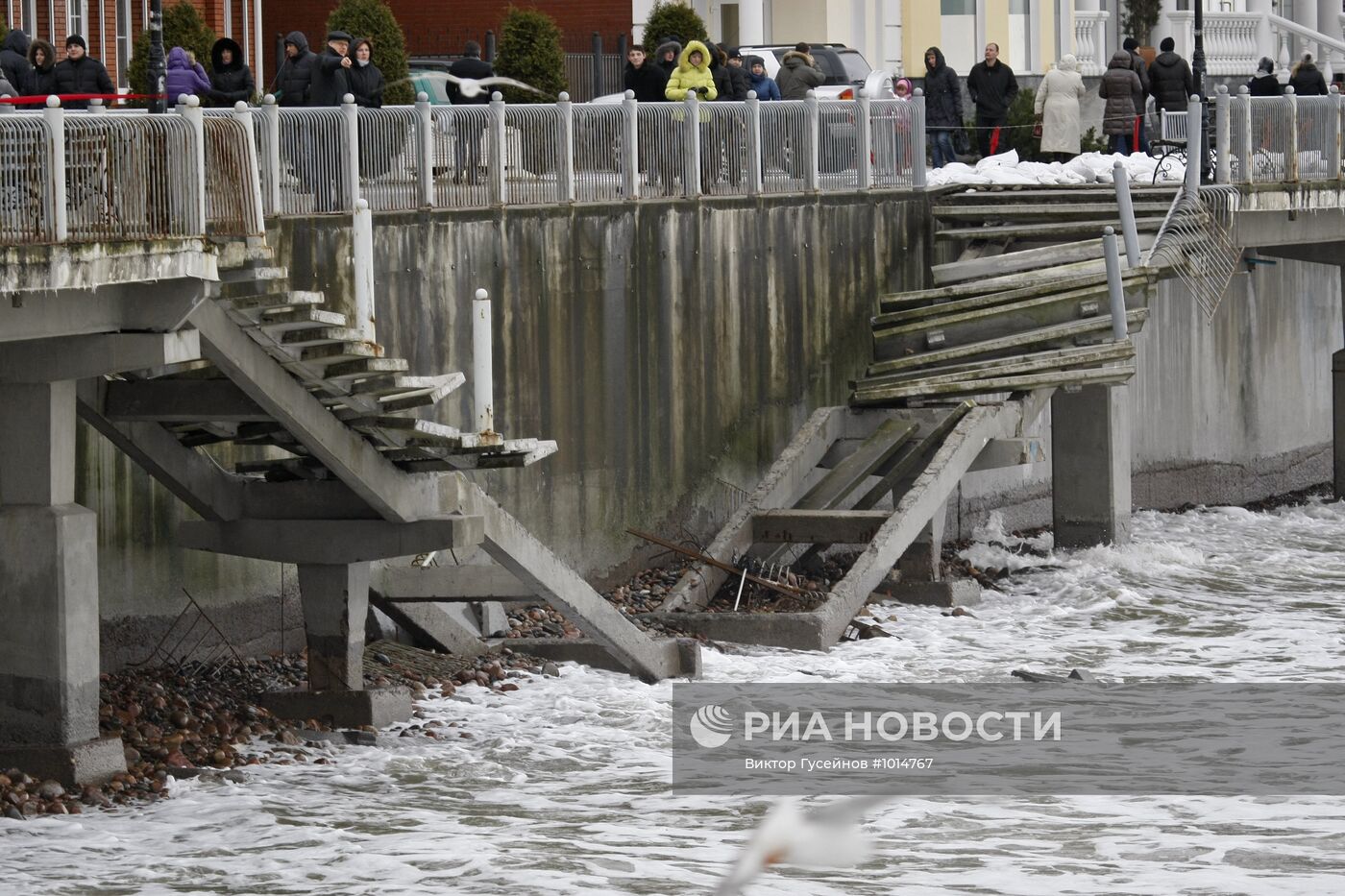 Шторм в Калининградской области нанес ущерб побережью