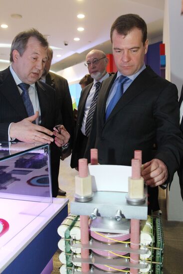 Рабочая поездка Д. Медведева в Саранск