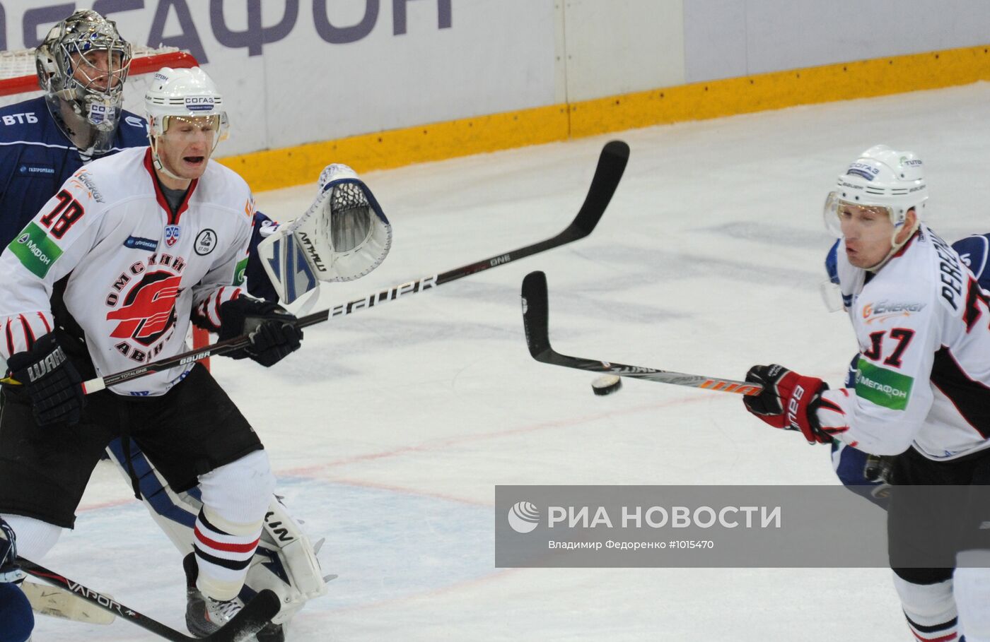 Хоккей. КХЛ. Матч "Динамо" (Москва) - "Авангард"
