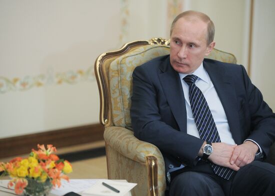 Встреча В. Путина и Т. Халонен