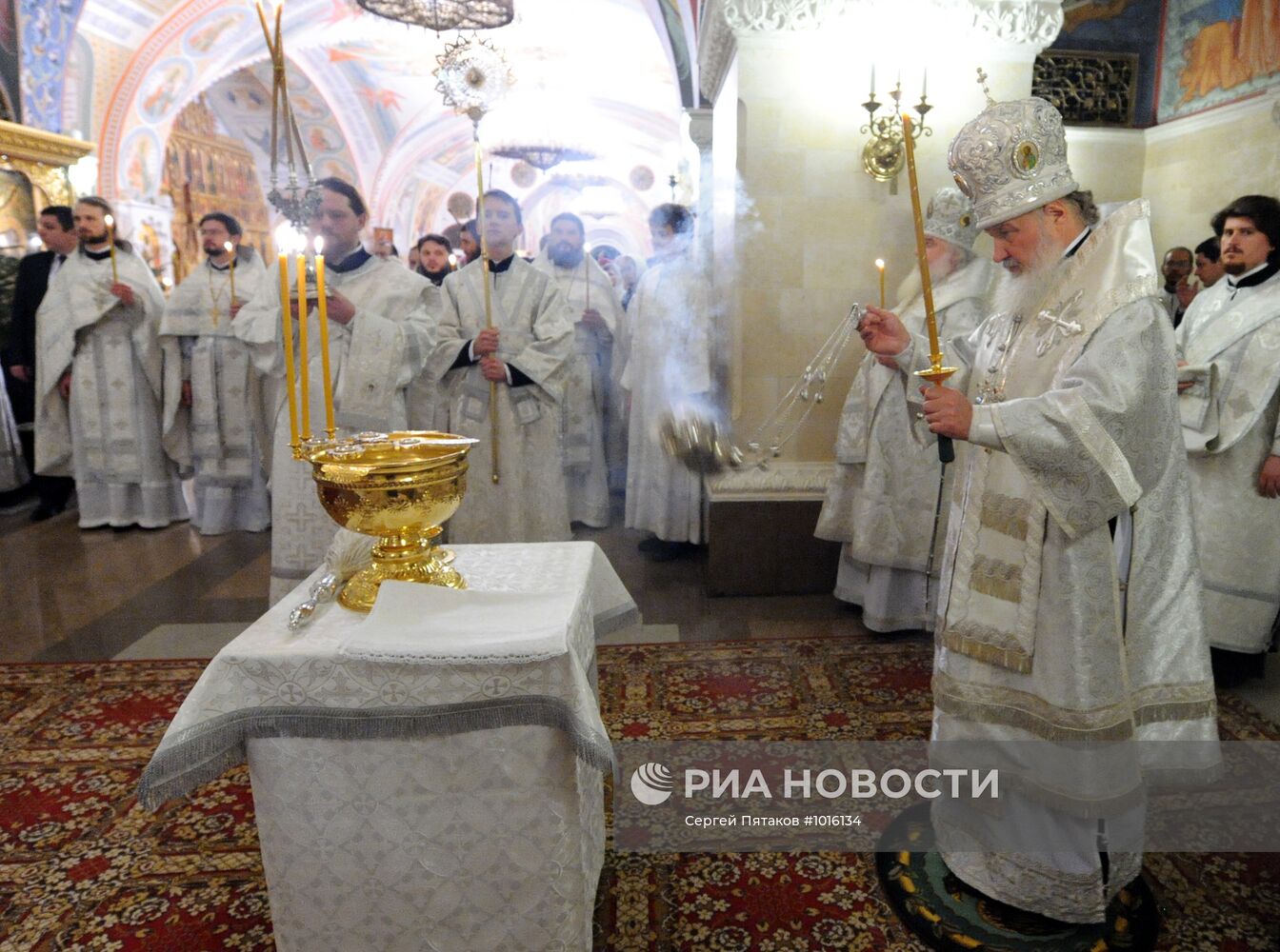 Патриаршее служение в храме Христа Спасителя