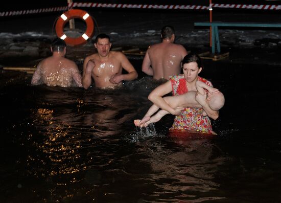 Крещенское купание в Брянске