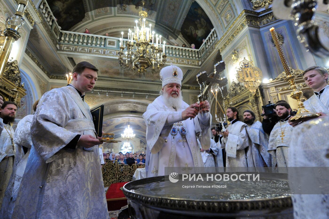 Патриаршее служение в праздник Крещения Господня