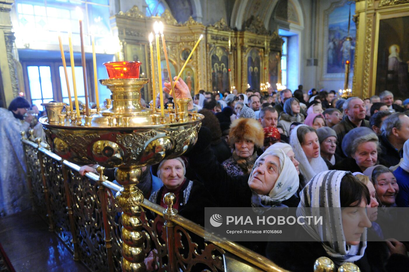 Патриаршее служение в праздник Крещения Господня