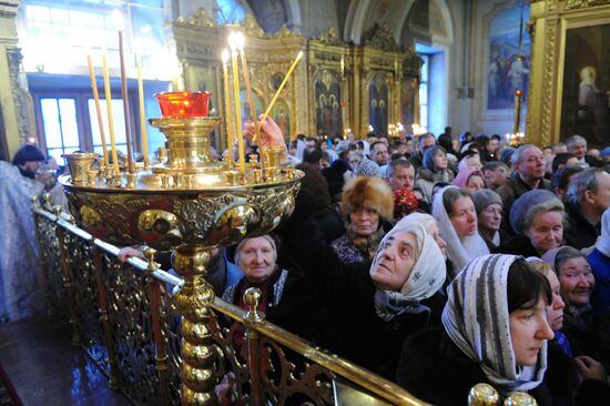 Патриаршее служение в праздник Крещения Господня