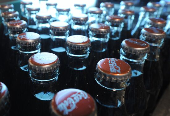 Работа завода Coca-Cola в Москве