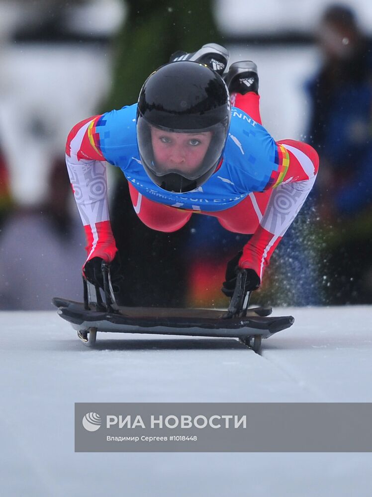 Зимняя юношеская Олимпиада - 2012. Скелетон. Женщины