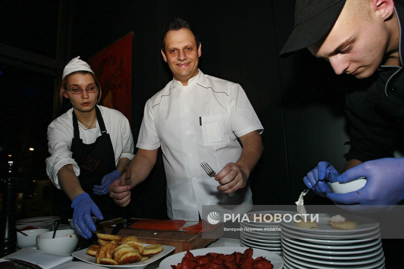 Вечеринка по случаю открытия ресторана "Берлин.Москва" в Берлине
