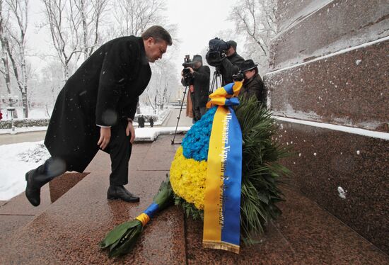 Празднование Дня соборности и свободы в Киеве