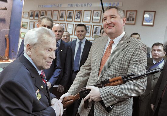 Визит вице-премьера РФ Дмитрия Рогозина в Ижевск