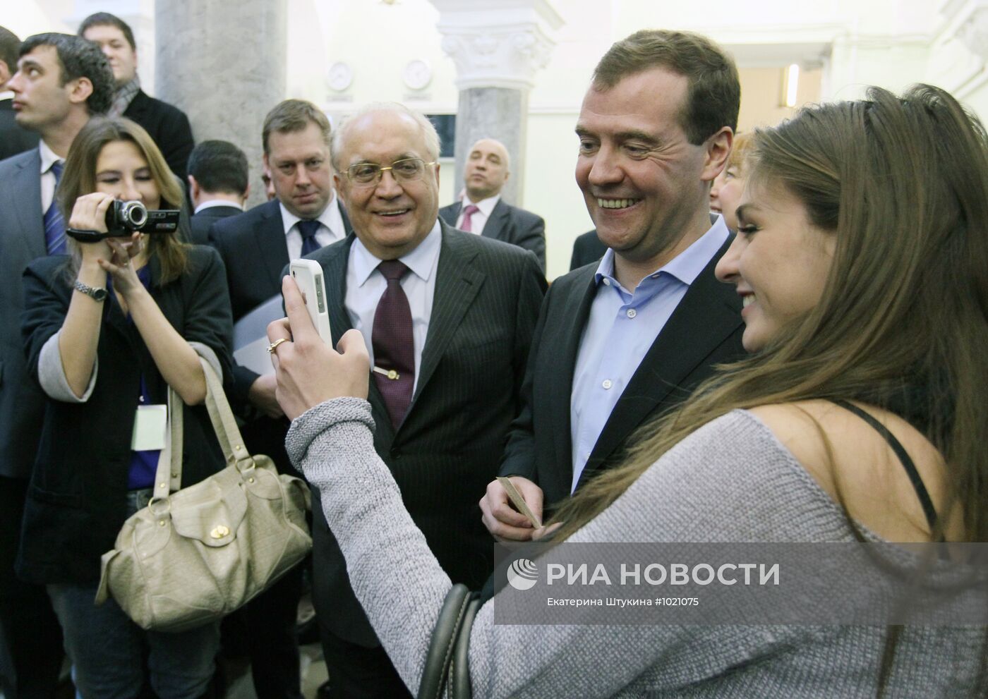 Встреча Д. Медведева со студентами журфака МГУ