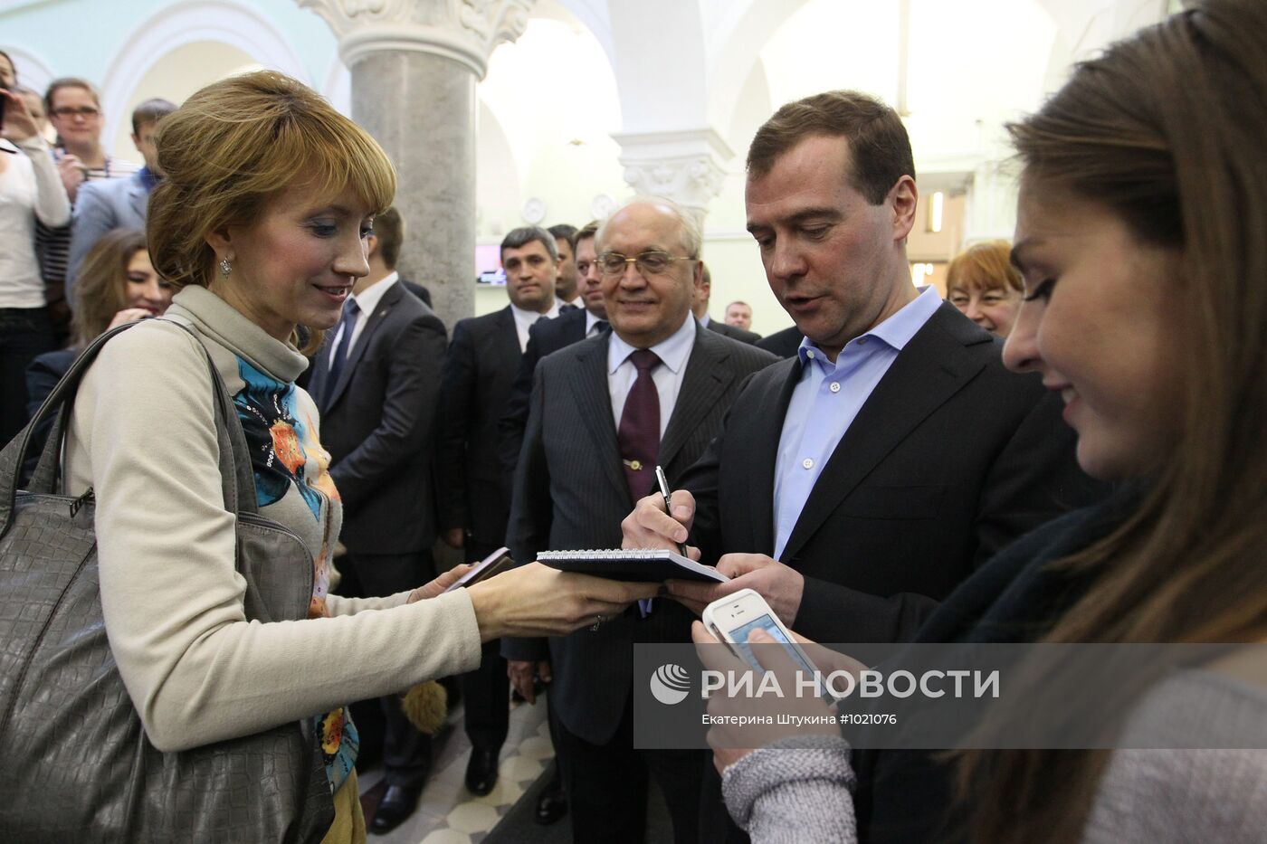 Встреча Д. Медведева со студентами журфака МГУ