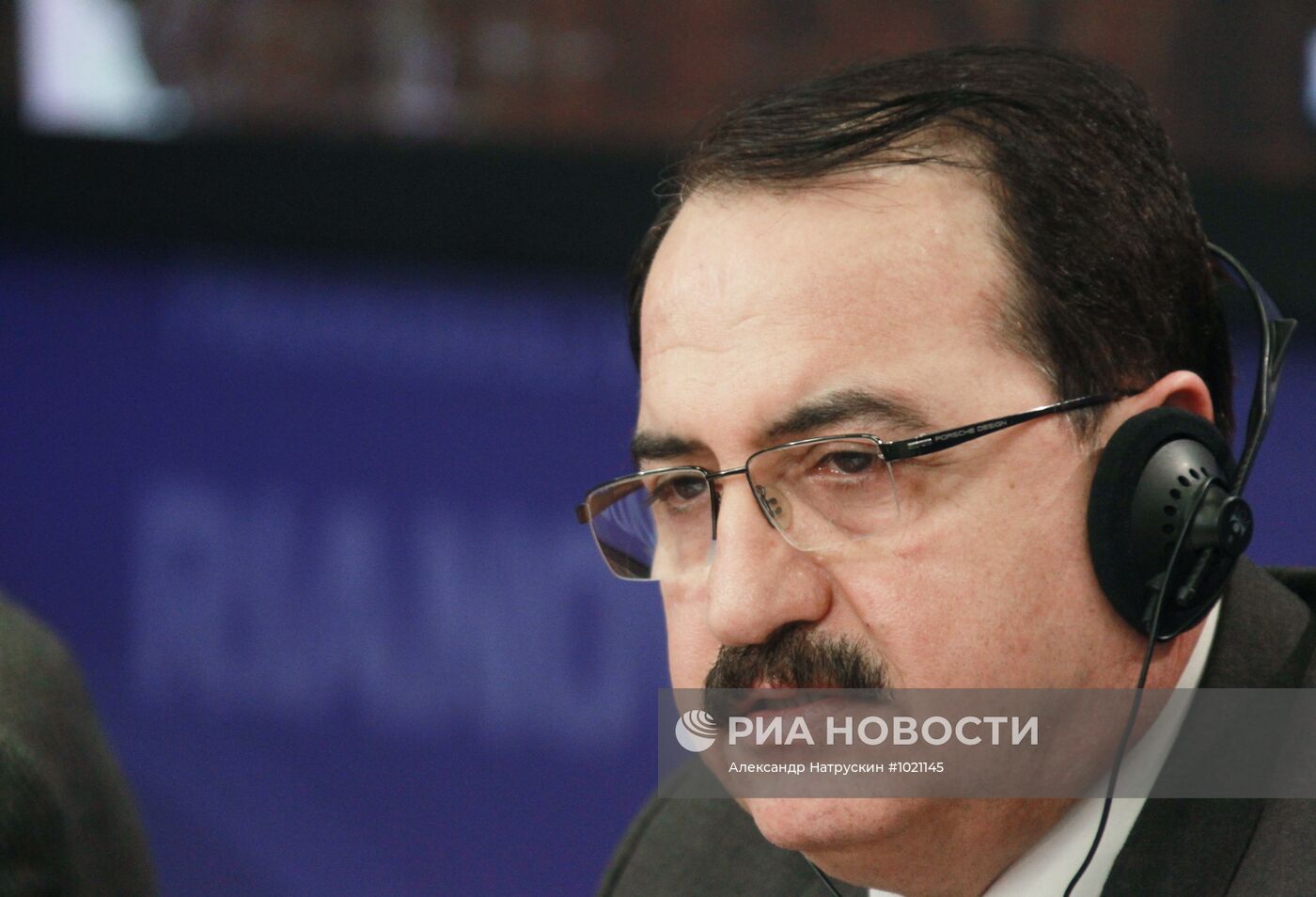 Пресс-конференция посла Сирии в России Рияда Хаддада