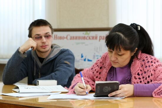 Выдача открепительных удостоверений для выборов президента РФ