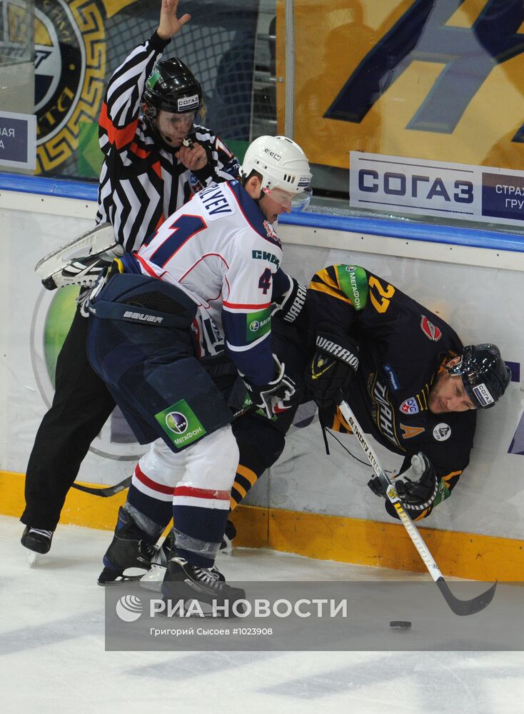 Хоккей. КХЛ. Матч "Атлант" - "Торпедо"