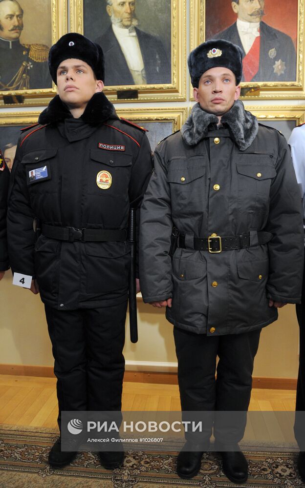 Презентация новой формы и удостоверений для сотрудников МВД РФ