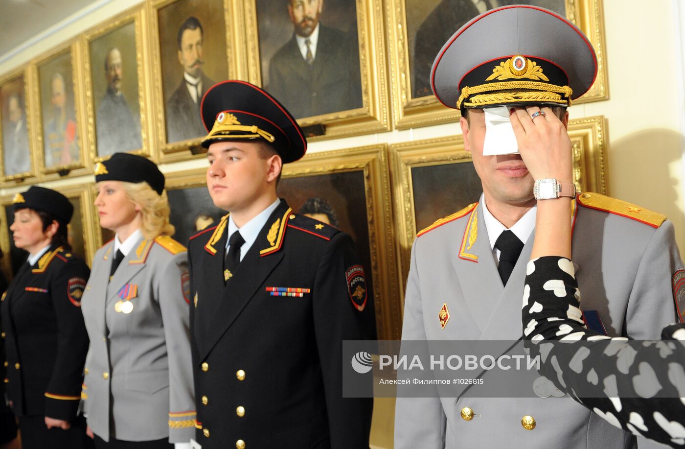 Презентация новой формы и удостоверений для сотрудников МВД РФ