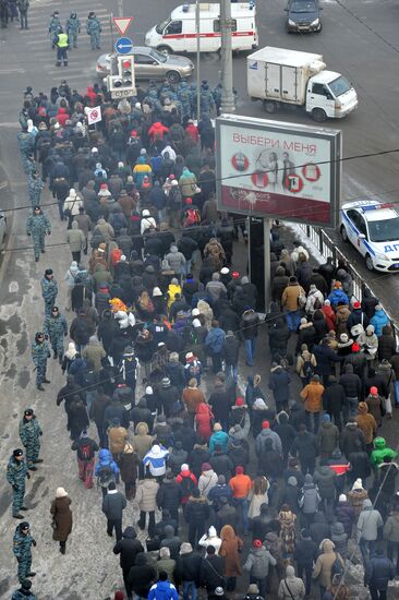 Митинг и шествие "За честные выборы" в Москве