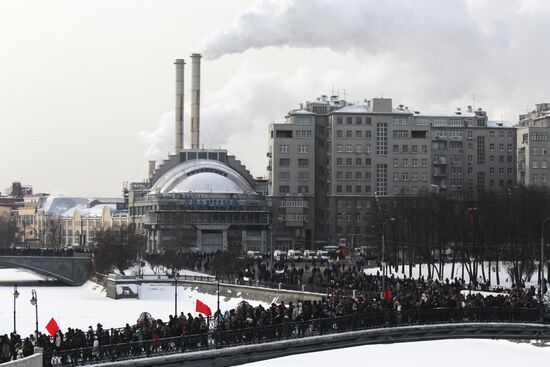 Митинг и шествие "За честные выборы" в Москве