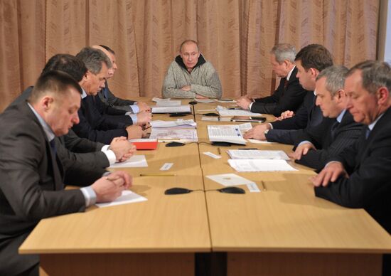 Рабочий визит В.Путина на Южный Урал