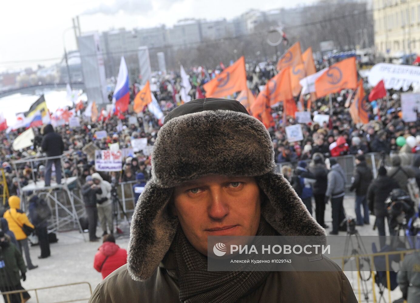 Митинг и шествие "За честные выборы" в Москве