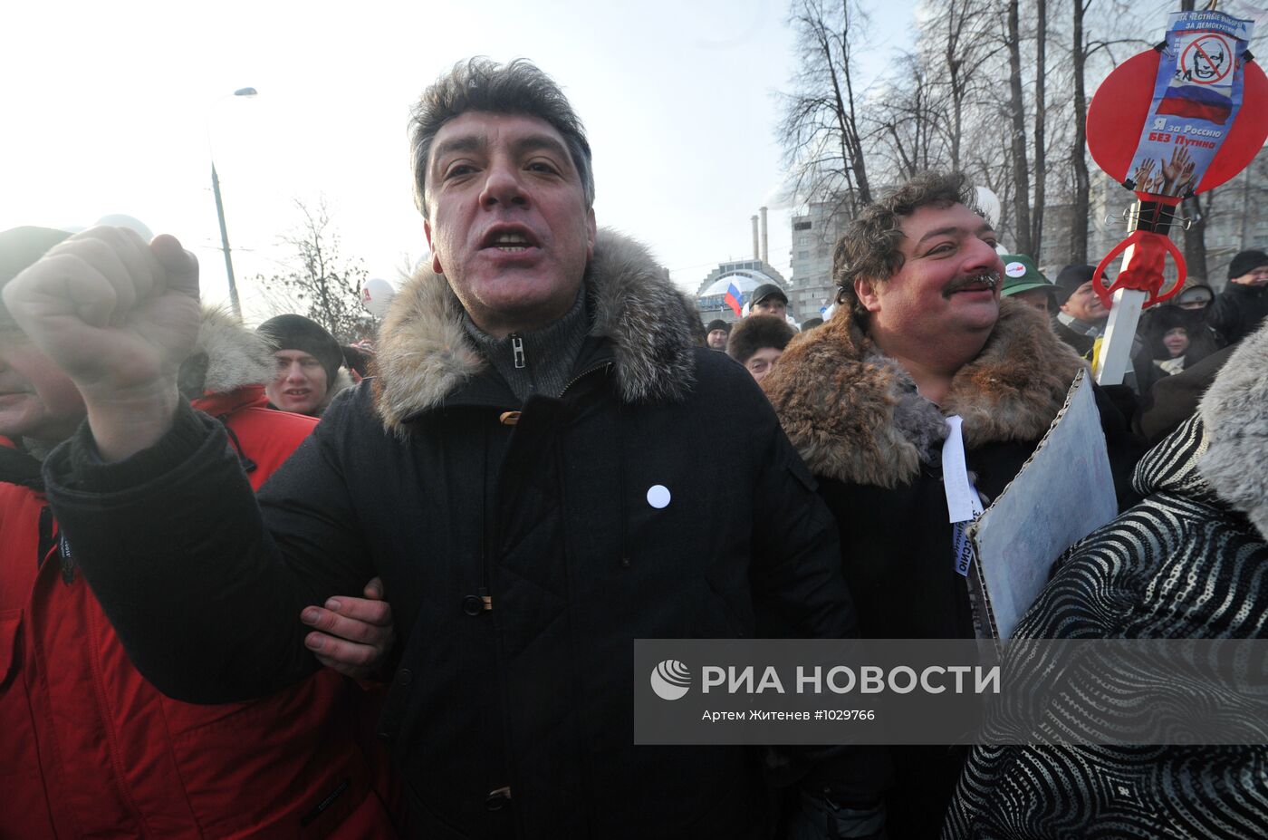 Митинг и шествие "За честные выборы" в Москве