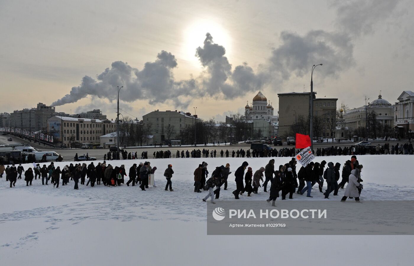 Митинг и шествие "За честные выборы" в Москве