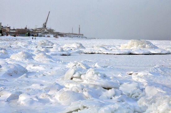 Аномальные морозы в Дагестане