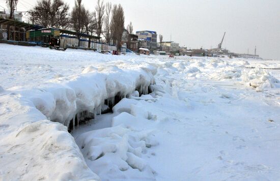 Аномальные морозы в Дагестане