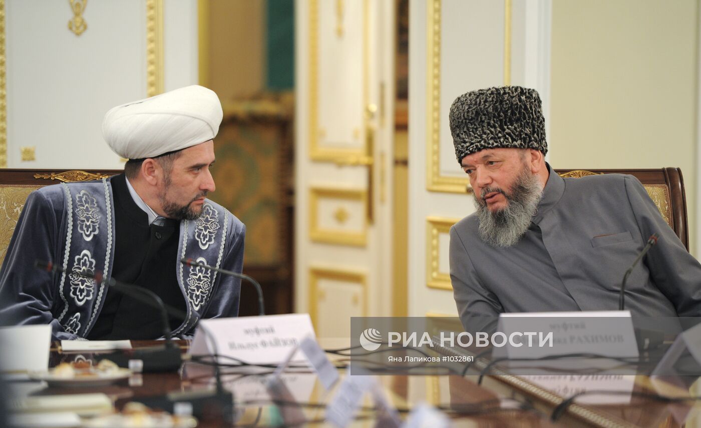 Встреча В.Путина с представителями традиционных религий