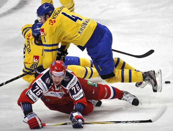 Хоккей. Шведские игры. Матч Швеция - Россия