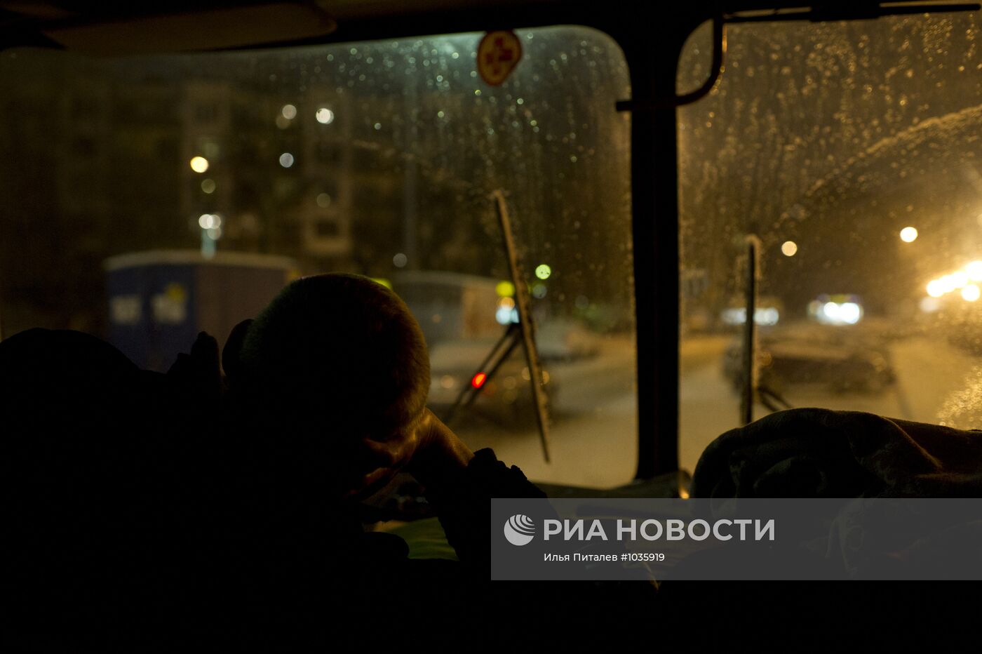 Работа автобуса православной службы "Милосердие"
