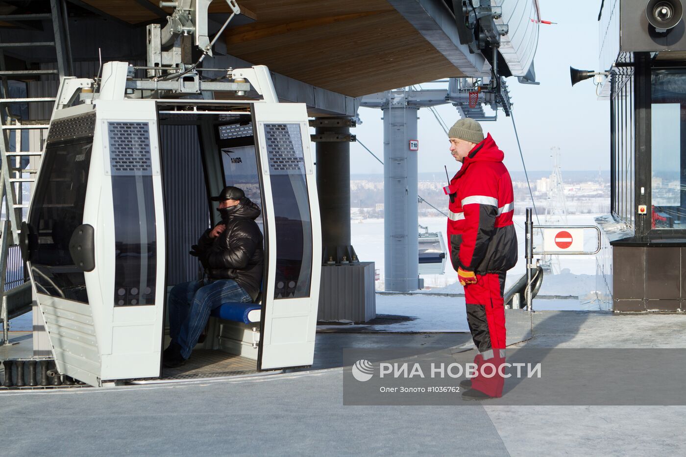 Запуск в эксплуатацию канатной дороги "Нижний Новгород - Бор"
