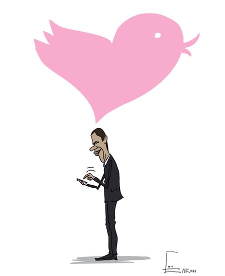 Обама через Twitter поздравил жену с Днем святого Валентина