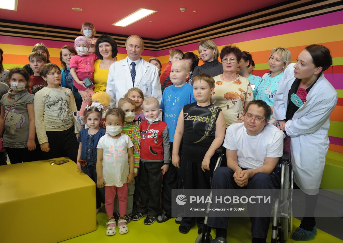 Путин посетил Центр детской гематологии, онкологии и иммунологии