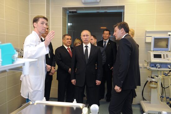 Рабочая поездка В.Путина в Приволжский ФО