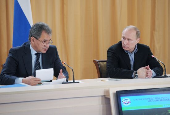 Рабочая поездка премьер-министра РФ Владимира Путина в Абакан